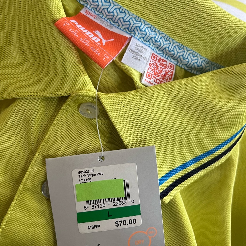 Puma Tech Stripe Polo 565027 - Picture 3 of 4